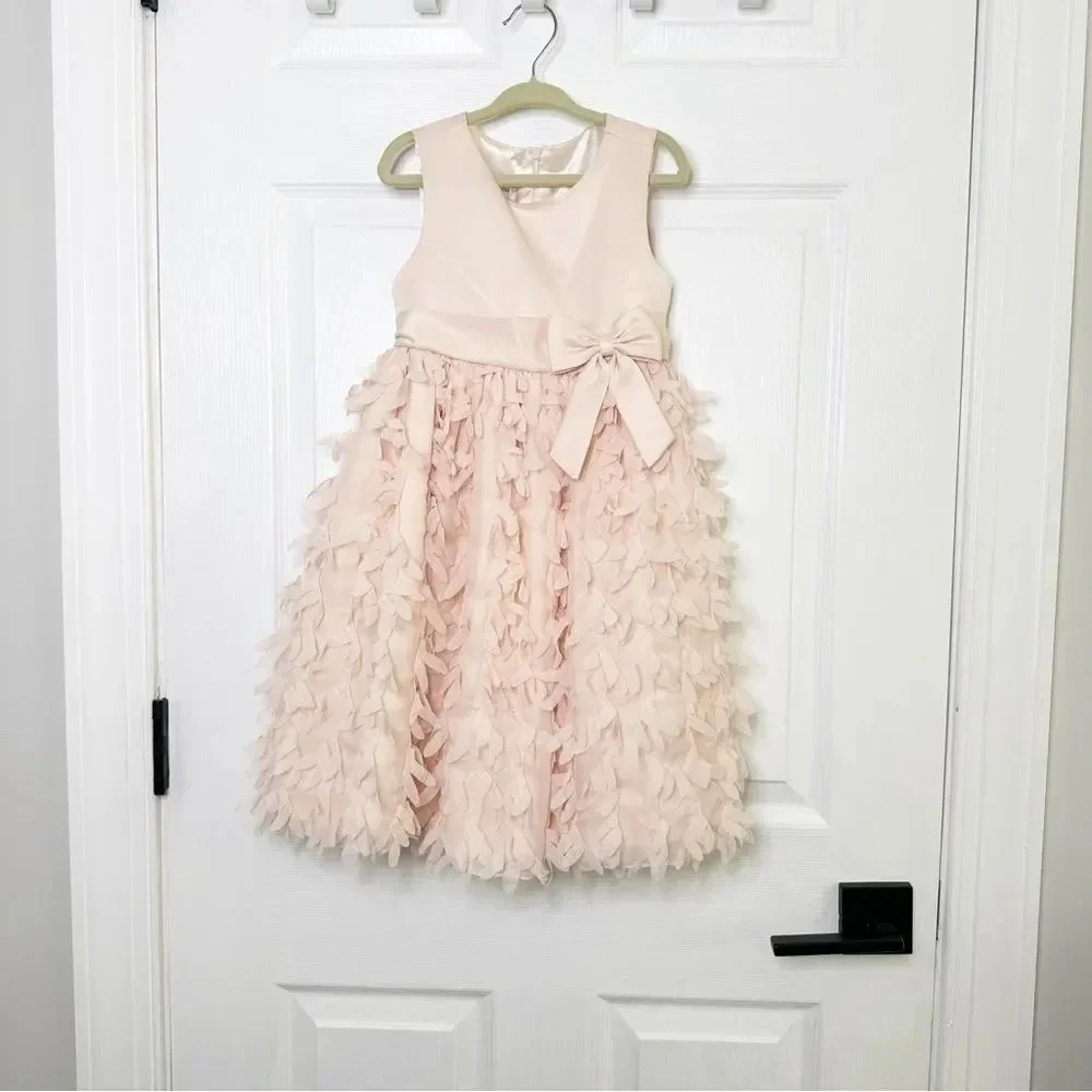 COUTURE PRINCESS Girls Size 5 Petal Formal Special Occasion Dress‎ Barbiecore